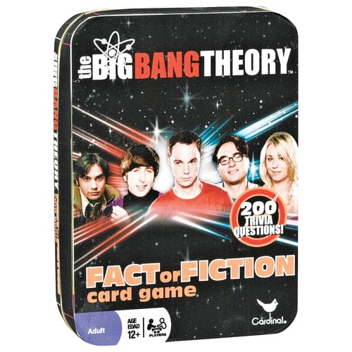Big Bang Theory Fact or Fiction Card Game 180 Trivia Questions Ages 12 for sale online 