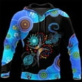 thumbnail image 3 of Novedades en sudaderas y sudaderas con capucha, lagartos indígenas de Australia y el sol, sudadera con capucha estampada en 3D para hombre, abrigo tipo pulóver Y2k, 3 of 5