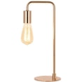 thumbnail image 3 of Industrial Nightstand Lamp Rose Gold Table Lamp, 3 of 3