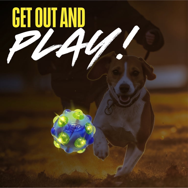 Nerf Dog TPR LED Bubble Light Up & Squeak Ball, 3.8 inch - Walmart.com