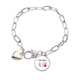 thumbnail image 1 of Pulsera de cadena de corazón Onuma Japaness ciudad sol rojo joyería encanto moda Unbranded 7,5 pulgadas, 1 of 3