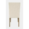 thumbnail image 3 of Jofran Carlyle Crossing Modern Rustic Solid Wood Upholstered Parsons Dining Chair (Set of 2), 3 of 5