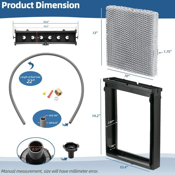 4839 Humidifier Maintenance Kit - Compatible with Whole Home Humidifier Models 600, 600A, 600M