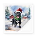 thumbnail image 2 of Hello Winter Pitbull Frosty Morning Walk Welcome Snowy Christmas Vinyl Sticker Terrier Dog Lover Waterproof Decal Art Decor - 02018, 2 of 5