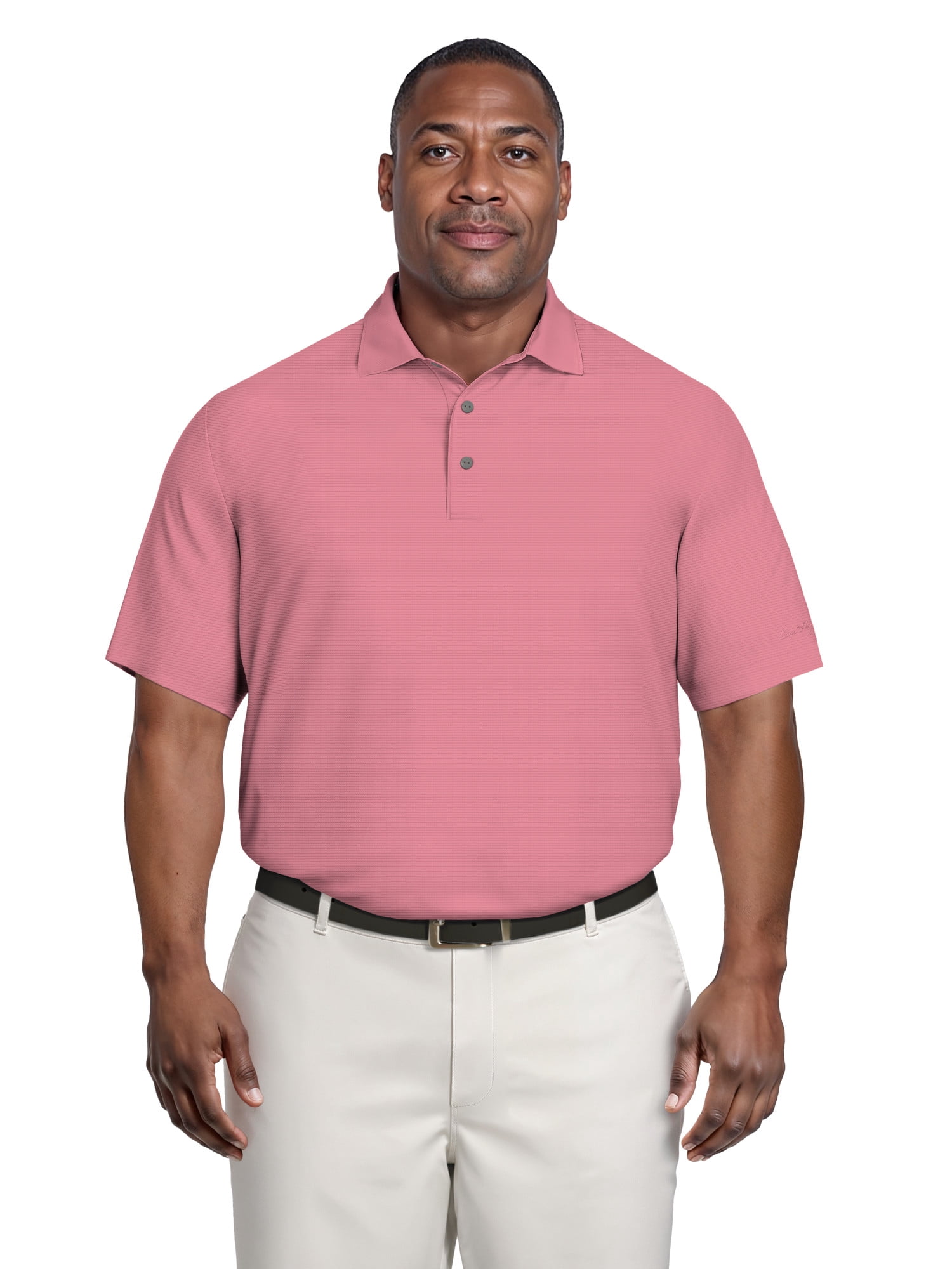 Ben Hogan Men's & Big Men's Performance Solid Polo Shirt with Short Sleeves, Sizes S-5XL