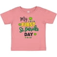 thumbnail image 3 of Inktastic My First St Patrick's Day with Shamrocks Boys or Girls Baby T-Shirt, 3 of 5