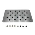 thumbnail image 1 of Aluminum alloy Car Non-slip Plate Carpet pedal Floor Mat, 1 of 5