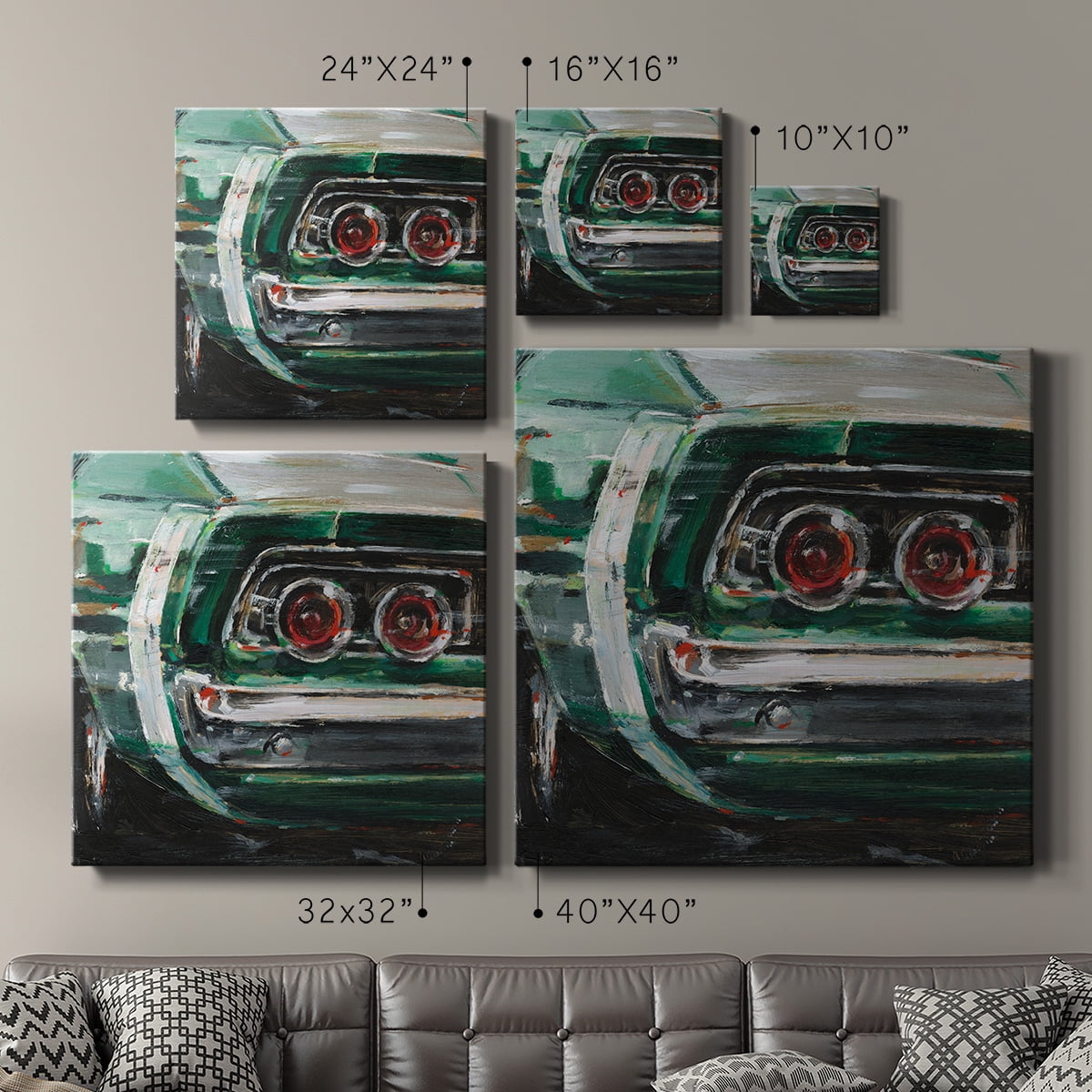 Wexford Home Sportscar Collection III-Premium Gallery Wrapped Canvas, 10" x 10" - Ready to Hang