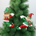 thumbnail image 4 of Christmas Tree Topper Snowman Santa Claus Top Hugger for Winter Wonderland Party Thanksgiving New Year Xmas Tree Decorations Ornament, 4 of 7