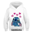 thumbnail image 2 of Sudadera con capucha de Stitch Kawaii, sudadera con letras, moda, jersey de Anime, manga, dibujos animados, niñas, niños, ropa informal, tops, 2 of 5
