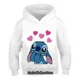 thumbnail image 2 of Sudadera con capucha de Stitch Kawaii, sudadera con letras, moda, jersey de Anime, manga, dibujos animados, niñas, niños, ropa informal, tops, 2 of 5