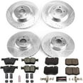 thumbnail image 3 of PowerStop Front and Rear Z23 Evolution Sport Carbon-Fiber Ceramic Brake Pad and Drilled & Slotted Rotor Kit Fits: MERCEDES-BENZ Select Models K8050, 3 of 10