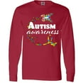 thumbnail image 3 of Inktastic Autism Awareness Butterfly Ribbon Long Sleeve T-Shirt, 3 of 5