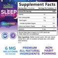 thumbnail image 4 of Sleep Gummies Supplement 6mg - Sugar Free Melatonin Gummy for Adults, Natural Zero Sugar Sleeping Gummy for Adults, Kids, Orange Flavored, Vegan, Extra Strength Sleep Vitamin Support - 120 Gummies, 4 of 9