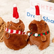 10-Inch Plush​​ Capybara Plush Toy Super Soft Stuffed Animal Cuddly Companion 10 Inches Collectible Wildlife Decor Collectible Animal​​