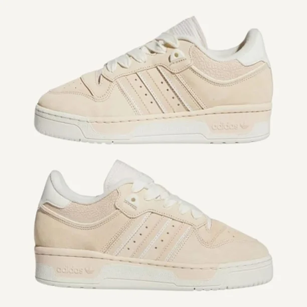New Adi - das Rivalry 86 Low Shoes - Size M 6.5 / W 8 (25 CM) - Color: Ivory