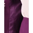 thumbnail image 6 of INSPIRE CHIC Women's Suit Sets Long Sleeves Blazer and Pencil Skirt Two Pieces Work Outfits L Purple, 6 of 7