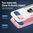 thumbnail image 4 of ELEHOLD for Google Pixel 10 Pro/10 Rugged Case 360° Rotating Metal Ring Stand Kickstand Function Support Magnetic Car Mount Holder Shockproof Protective Case for Google Pixel 10 Pro/10,White/Pink, 4 of 10
