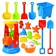 thumbnail image 1 of Juego De Arena De Juguete De Playa De Verano, Juego De Juguetes De Playa Para Niños Con Cubo, Regadera, Palas De Playa Y Moldes Para Niños Y Bebés matsuzay FN007887-02, 1 of 6