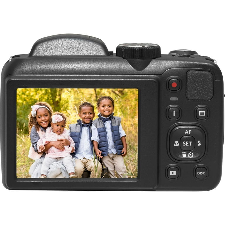 Kodak PIXPRO AZ255 Digital Camera (Black) + SanDisk 32GB