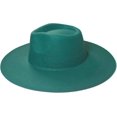 thumbnail image 3 of VERVE 8 Wide Brim Vegan Felt Rancher Hat - Women, Men, and Kids Fedora Style with Adjustable Inner Drawstring, 3 of 8