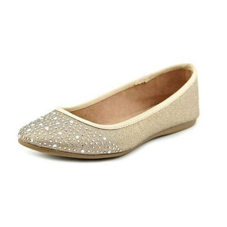 SC35 - Womens SC35 Angelynn Rhinestone Sparkle Ballet Flats, Gold ...