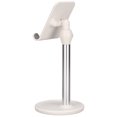 thumbnail image 2 of Soporte para teléfono Aleación de aluminio Ajuste 45 grados Diseño fácil de usar Soporte para teléfono celularBlanco, 2 of 8