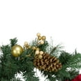 thumbnail image 2 of Northlight 6' Red and Gold Ornaments and Pine Cone Artificial Christmas Garland- Unlit, 2 of 3