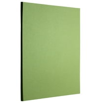 JAM Paper Metallic Paper, 8.5 x 11, 32lb Lime Green, 100/Pack