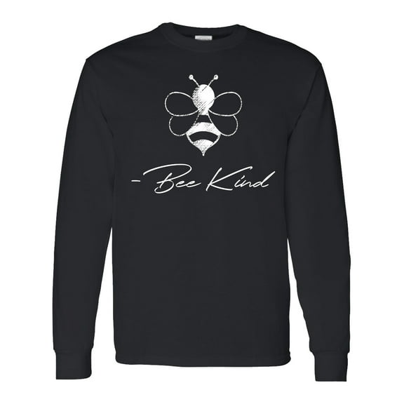 Inktastic Bee Kind Cute Bee Long Sleeve T-Shirt