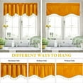 thumbnail image 4 of Curtain Short Modern Kitchen Curtains Clearance Curtains Bedroom Window Curtains Kichen Curtains Small Window Curtain Curtains for Kitchen 132.08x45.72cm, 4 of 6