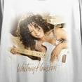 thumbnail image 2 of Whitney Houston Guitar Photo Art Crew Neck Short Sleeve Women's White Crop Top-XXL, 2 of 4
