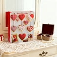 thumbnail image 6 of Anhility Valentine's Day Paper Gift Bags Love Heart Party Favor Bags with Handle Goodie Candy Treat Bag for Wedding Anniversary Holiday, 7.08 x 3.34 x 9.44 in, 6 of 6