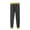 Dark Gray, variant on YunPes Kids Athletic Track Pants Girls Boys Fleece Thermal Pants Fall Winter Inner Outwear Clothes Comfy Soft Elastic Waist Trousers
