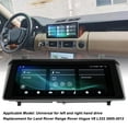 thumbnail image 4 of Fydun Lecteur Multimédia pour Voiture 12,3 Po Écran Tactile HD Lecteur de Navigation Carplay Récepteur Audio pour Rover V8 L322, 4 of 8