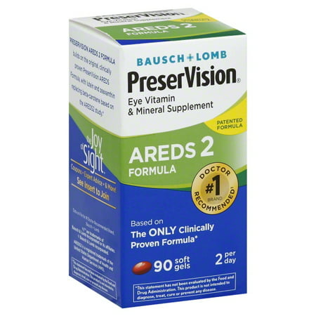 Bausch & Lomb PreserVision PreserVision Eye Vitamin & Mineral Supplement, 90
