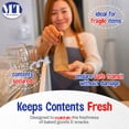 thumbnail image 5 of MT Products Disposable Extra Small Brown Paper Lunch Bags - 2 lb Fold Top - Pack of 200, 5 of 7