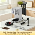 thumbnail image 6 of KNDKO 20 Bar Espresso Machine, Coffee Maker Machine with Milk Frother, Steam Wand, PID Control, 40oz Removable Water Tank, 6 of 10