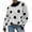 White, variant on Aoochasliy Womens Sweaters Pullover Clothes O-Neck Knitted Sweater Polka Dot Pullover Trendy Knitted Sweater Tops Blouse