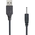 thumbnail image 5 of Cable USB a CC de 2,0 mm, adaptador de cargador USB CC para auriculares, USB 2.0 tipo A macho a CC de 2,0 mm x 0,6 mm, conector adaptador de corriente de enchufe cilíndrico CC de 5 voltios, 5 of 5