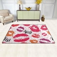 thumbnail image 3 of SKYSONIC Lightweight Carpet Mats Area Soft Rugs Floor Mat Doormat Decoration for Rooms Entrance 31 x 20 inches Print Kisses Lips, 3 of 6