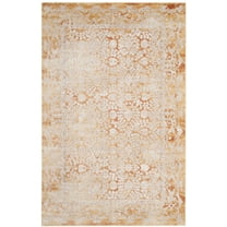 SAFAVIEH Palermo Caitriona Faded Transitional Area Rug, Gold/Beige, 5'1" x 7'6"