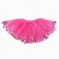 thumbnail image 2 of Kaprioy Toddler Girl Tutu Skirt Colorful Pom Poms Skirts Elastic Waist Birthday Tutu Outfit Princess Ballet Dancing Dress, 2 of 6