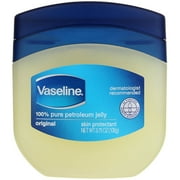 Vaseline 100% Pure Petroleum Jelly Skin Protectant 3.75 oz (Pack of 6)