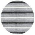 thumbnail image 2 of SAFAVIEH Border & Stripe Jerred Striped Shag Area Rug, Grey/Black, 8' x 10', 2 of 4