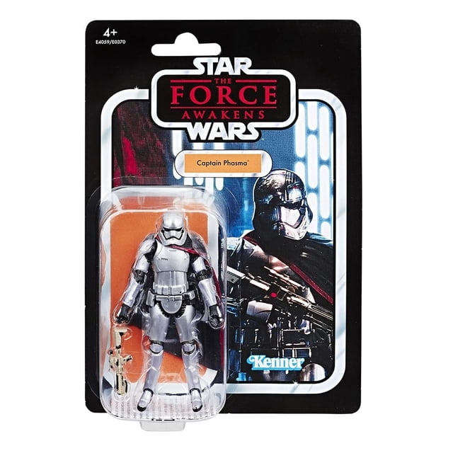 Figura Capitán Phasma Star Wars Colección Vintage 3.7 Pulgadas