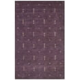 thumbnail image 2 of Rugsotic Carpets Handmade Rugs Hand Knotted Loom Rectangle 8'x10' Purple Wool for Indoor Use, 2 of 15