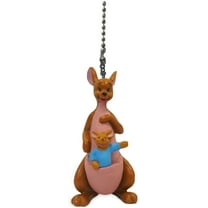 Kanga Kangaroo Roo 3” Fan Lamp Light Pull PVC Disney Figure Figurine Pooh Disney
