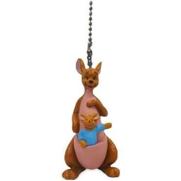 Kanga Kangaroo Roo 3” Fan Lamp Light Pull PVC Disney Figure Figurine Pooh Disney