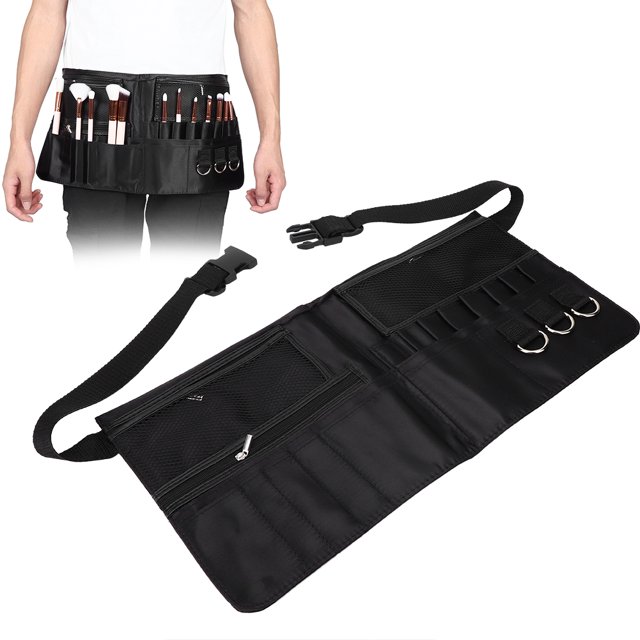 8 Slots Durable Cosmetics Brush Case, Brush Waist Bag, For Makeup Practice